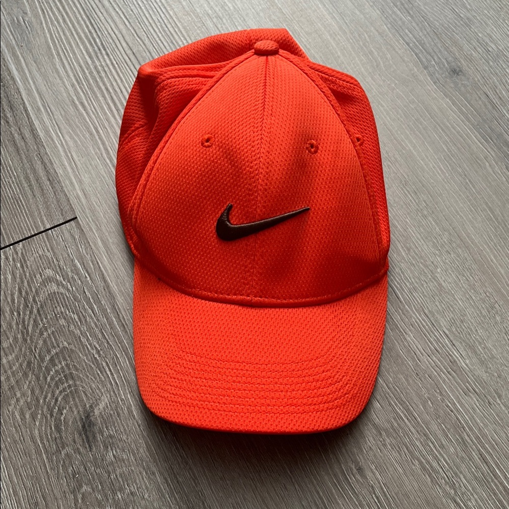 Nike Vibrant Orange Fitted Sports Cap
